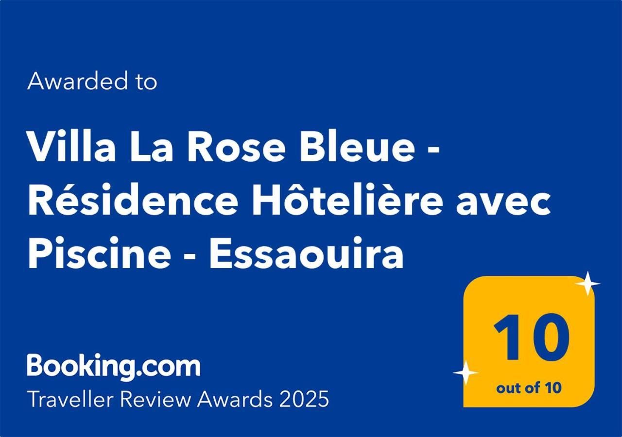 Villa La Rose Bleue - Residence Hoteliere Avec Piscine - Esauira Exterior foto